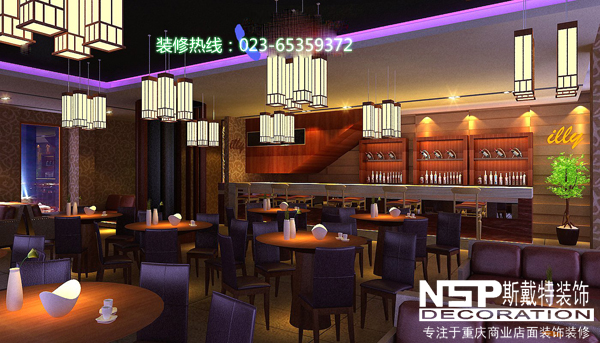 重庆中式风格酒吧装修效果图